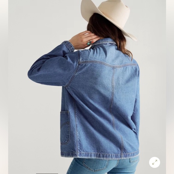 Tecovas • NWOT Women's Denim Chore Jacket • Size Small - Picture 3 of 15